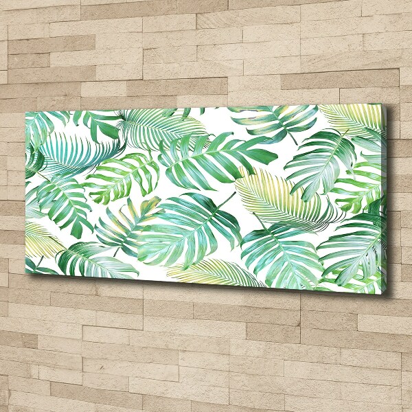 Wandbild Tropische Blätter
