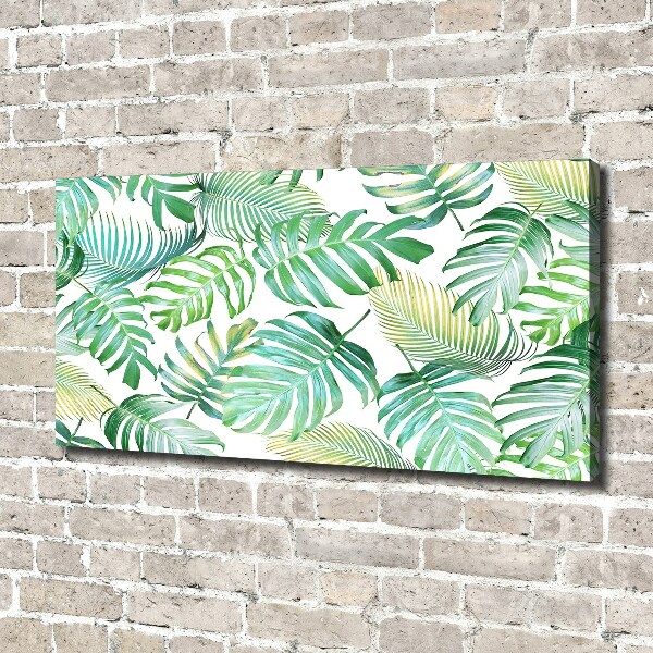 Wandbild Tropische Blätter