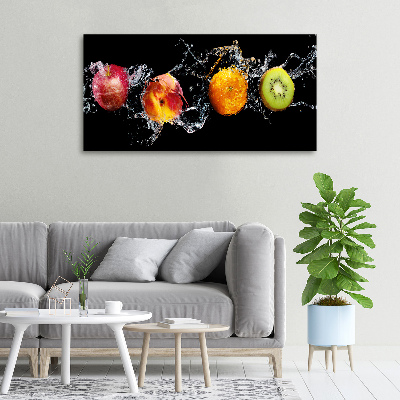 Bild auf leinwand Obst und Wasser