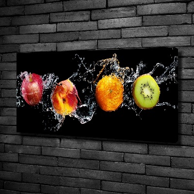 Bild auf leinwand Obst und Wasser