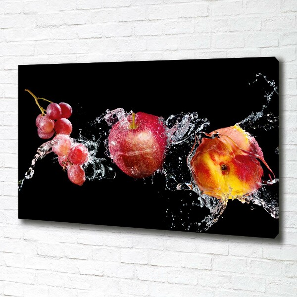 Bild auf leinwand Obst und Wasser
