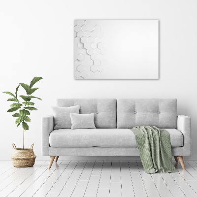 Bild auf leinwand Sechsecke Hintergrund