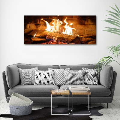 Fotobild Holz im Kamin