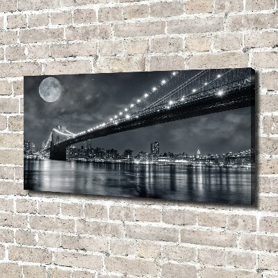 Bild auf leinwand Brooklyn Bridge