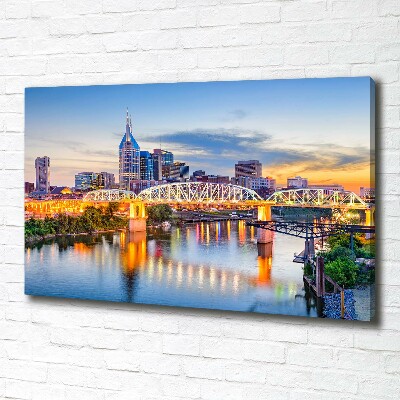 Wandbild Tennessee Bridge USA