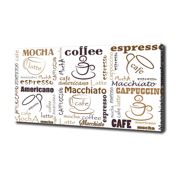 Bild auf leinwand Zeit für Kaffee