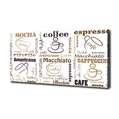 Bild auf leinwand Zeit für Kaffee