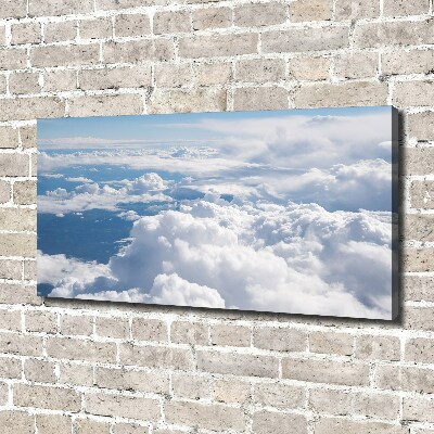 Wandbild Blick aus dem Flugzeug