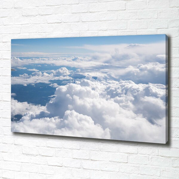 Wandbild Blick aus dem Flugzeug