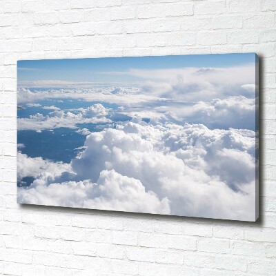 Wandbild Blick aus dem Flugzeug