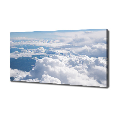 Wandbild Blick aus dem Flugzeug