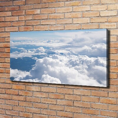 Wandbild Blick aus dem Flugzeug