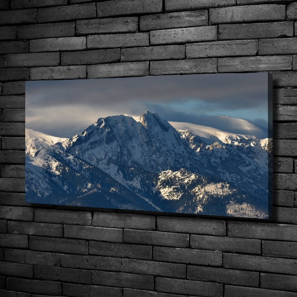 Wandbild Giewont im Winter