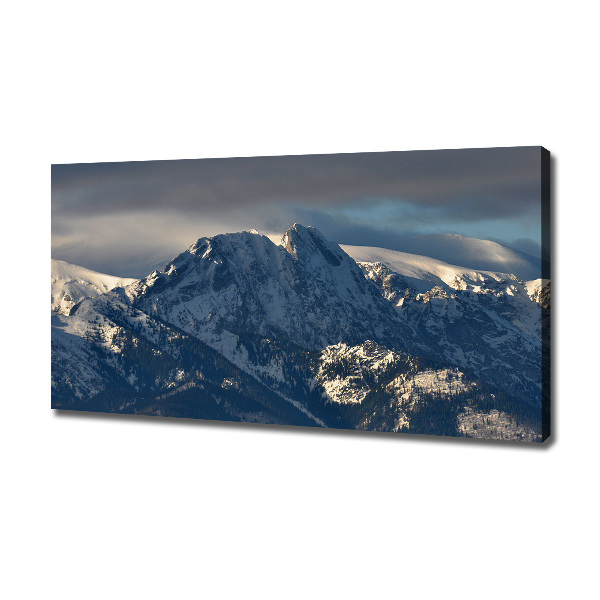 Wandbild Giewont im Winter