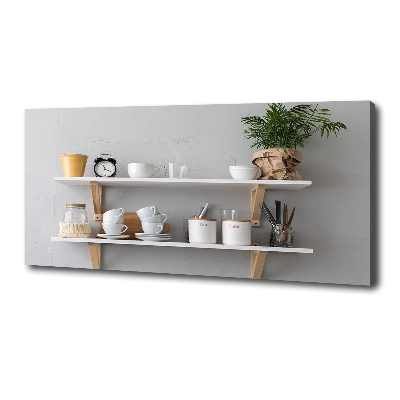 Bild auf leinwand Dekorationen im Regal