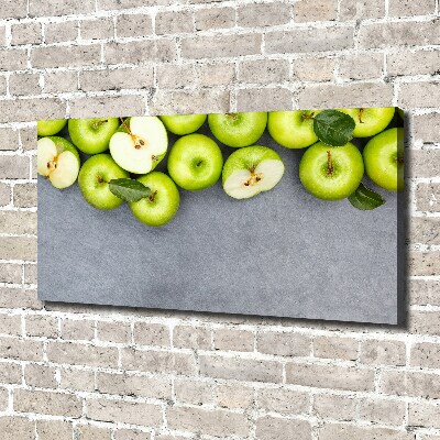 Bild auf leinwand Grüne Äpfel