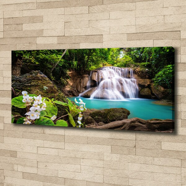 Bild auf leinwand Wasserfall Thailand