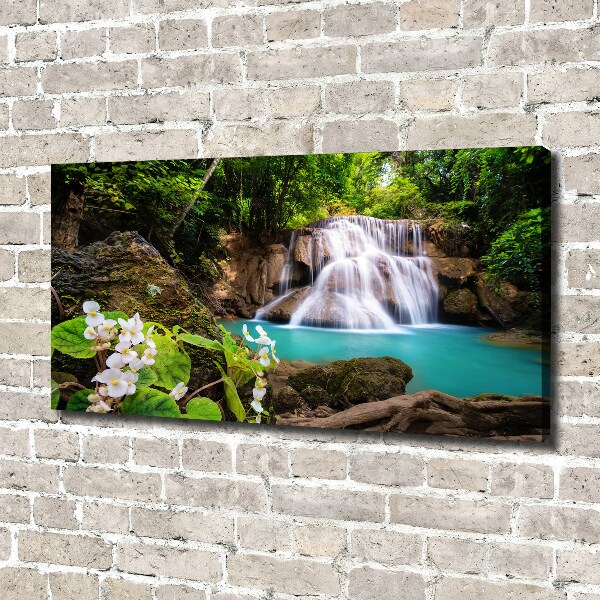 Bild auf leinwand Wasserfall Thailand