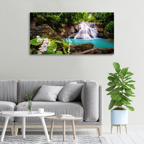 Bild auf leinwand Wasserfall Thailand