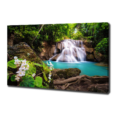 Bild auf leinwand Wasserfall Thailand