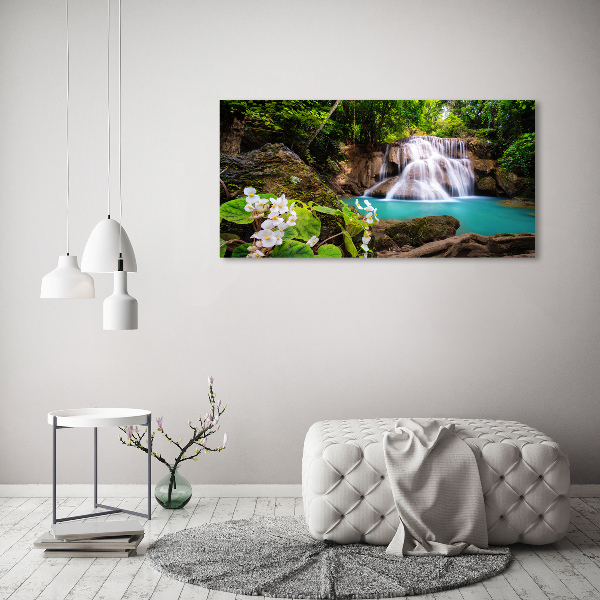 Bild auf leinwand Wasserfall Thailand