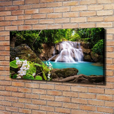 Bild auf leinwand Wasserfall Thailand