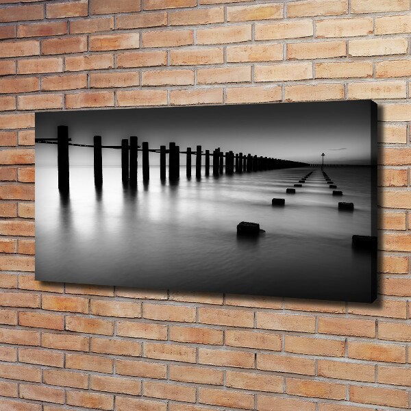 Bild auf leinwand Themse-Wellenbrecher