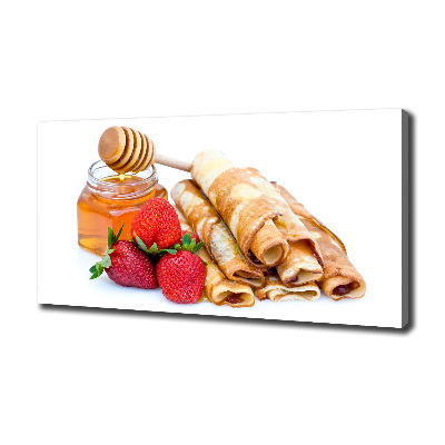 Bild auf leinwand Leckere Pfannkuchen