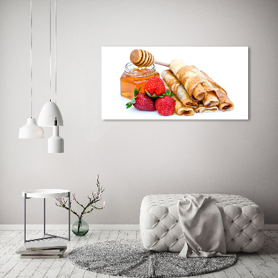 Bild auf leinwand Leckere Pfannkuchen