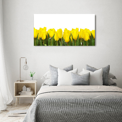 Bild auf leinwand Gelbe Tulpen