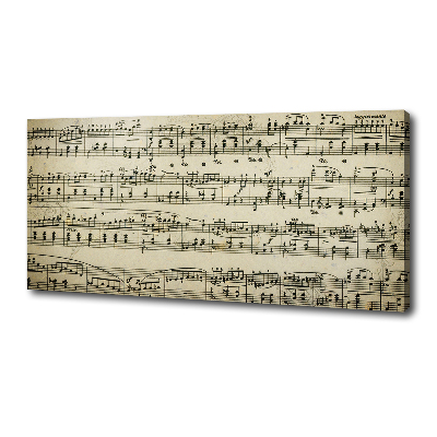 Fotobild Noten auf einem Stab