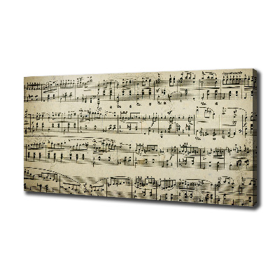 Fotobild Noten auf einem Stab