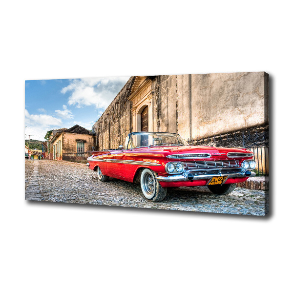 Wandbild Roter Chevrolet