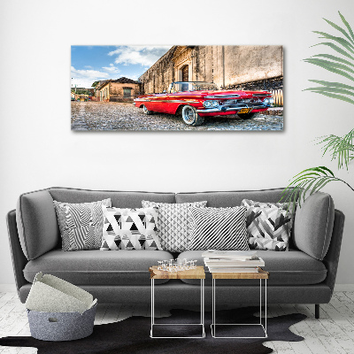 Wandbild Roter Chevrolet