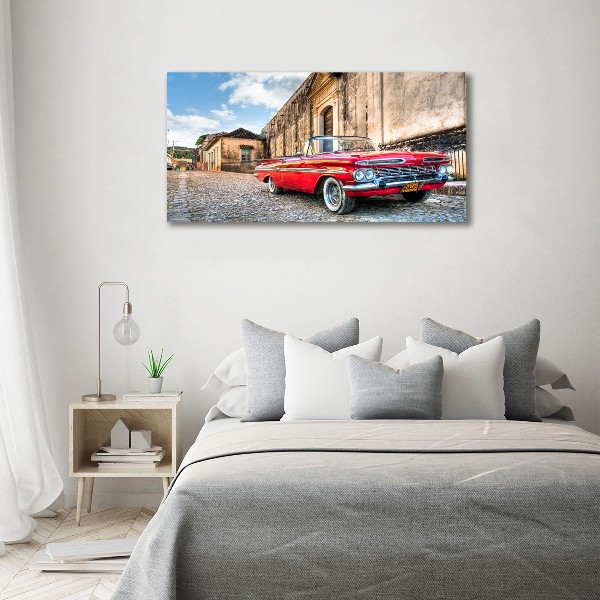 Wandbild Roter Chevrolet