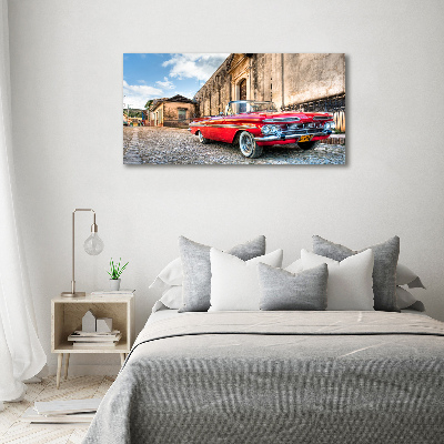 Wandbild Roter Chevrolet