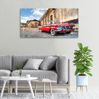 Wandbild Roter Chevrolet