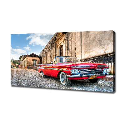 Wandbild Roter Chevrolet