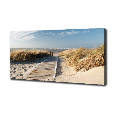 Wandbild Strandweg