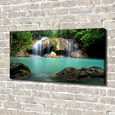 Bild auf leinwand Wasserfall