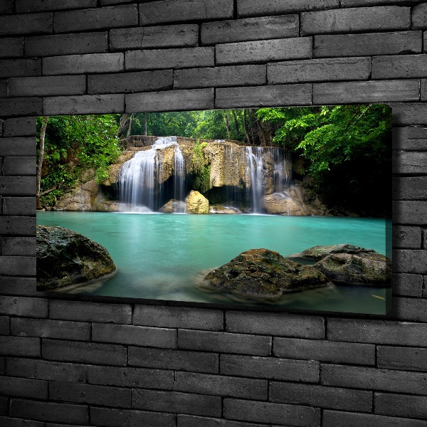 Bild auf leinwand Wasserfall