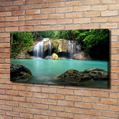 Bild auf leinwand Wasserfall
