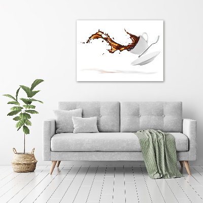 Fotobild verschütteter Kaffee