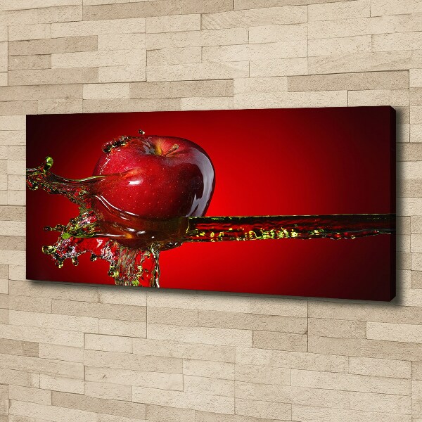 Bild auf leinwand Apfel und Wasser