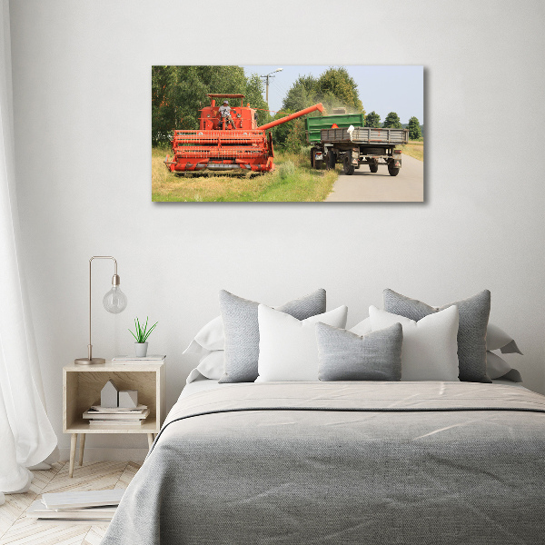 Bild auf leinwand Mähdrescher