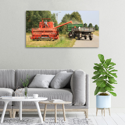 Bild auf leinwand Mähdrescher