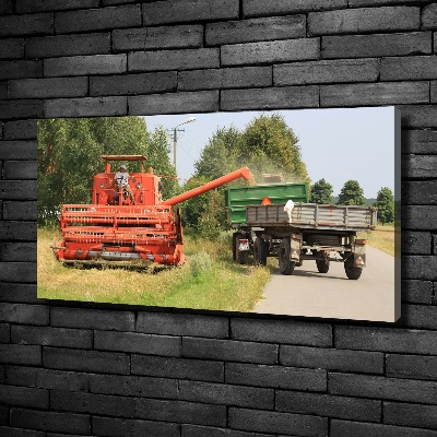 Bild auf leinwand Mähdrescher