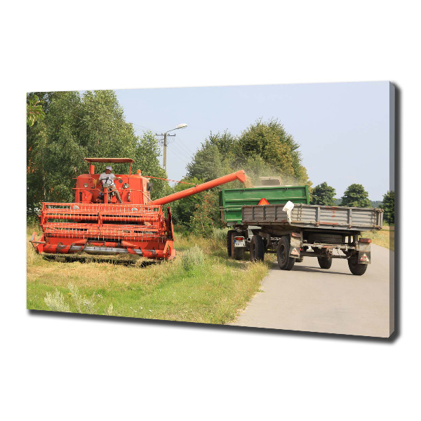 Bild auf leinwand Mähdrescher