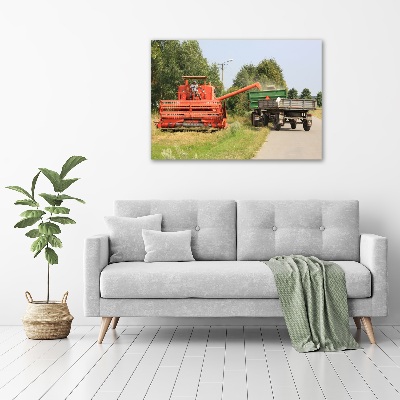 Bild auf leinwand Mähdrescher