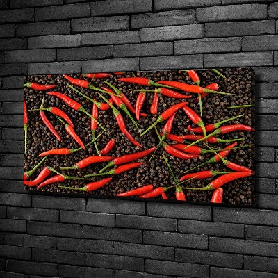 Wandbild Chilischoten